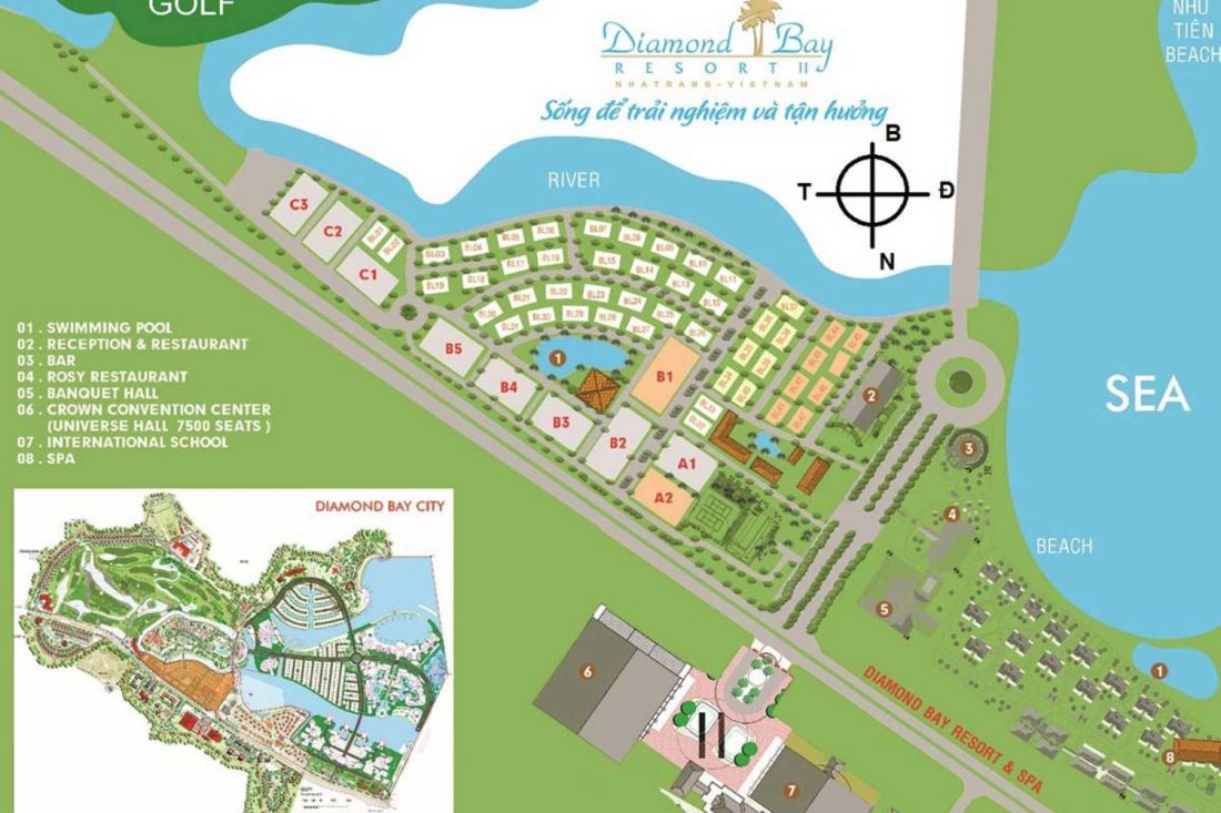 Khu nghỉ dưỡng Sunshine Diamond Bay Nha Trang